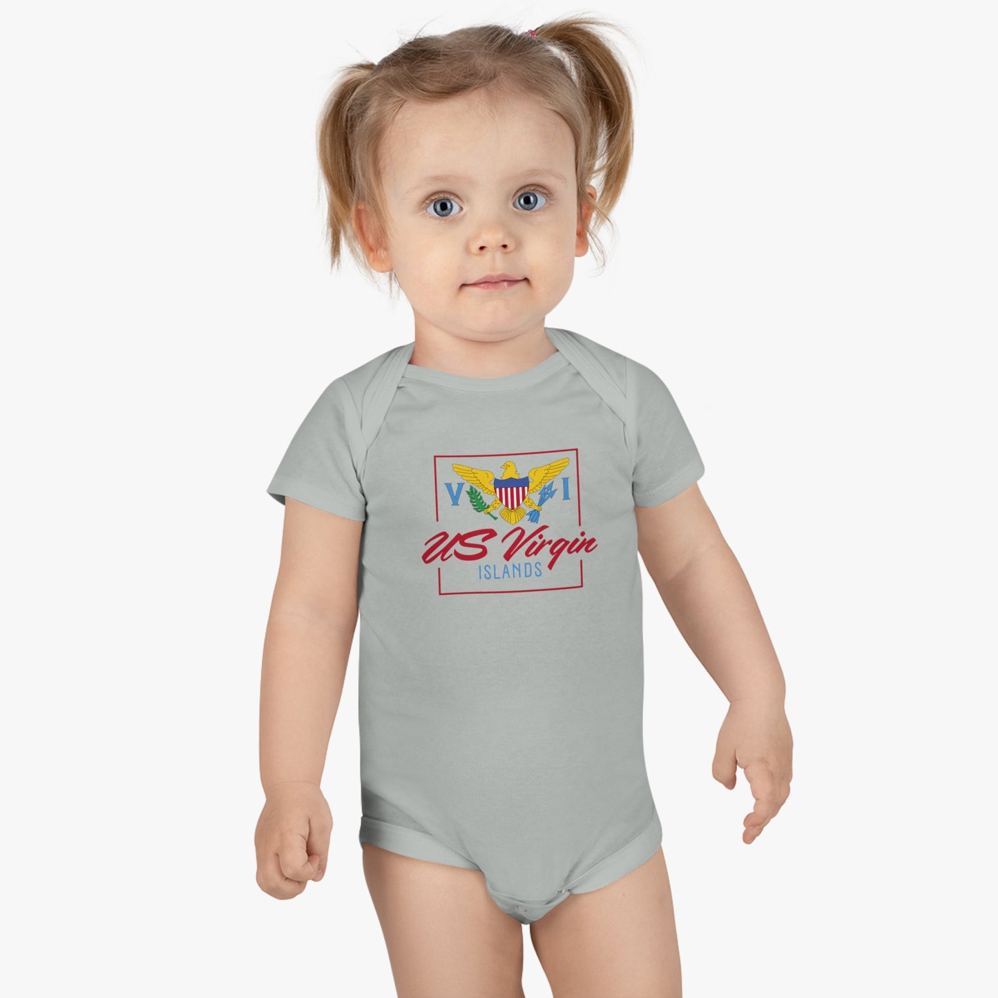 US Virgin Islands Baby Short Sleeve Onesie®