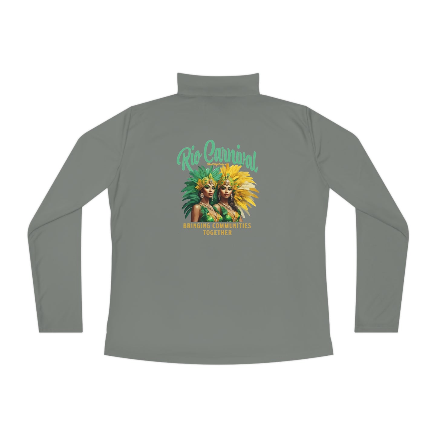 Rio de Janeiro Carnival Ladies Quarter-Zip Pullover