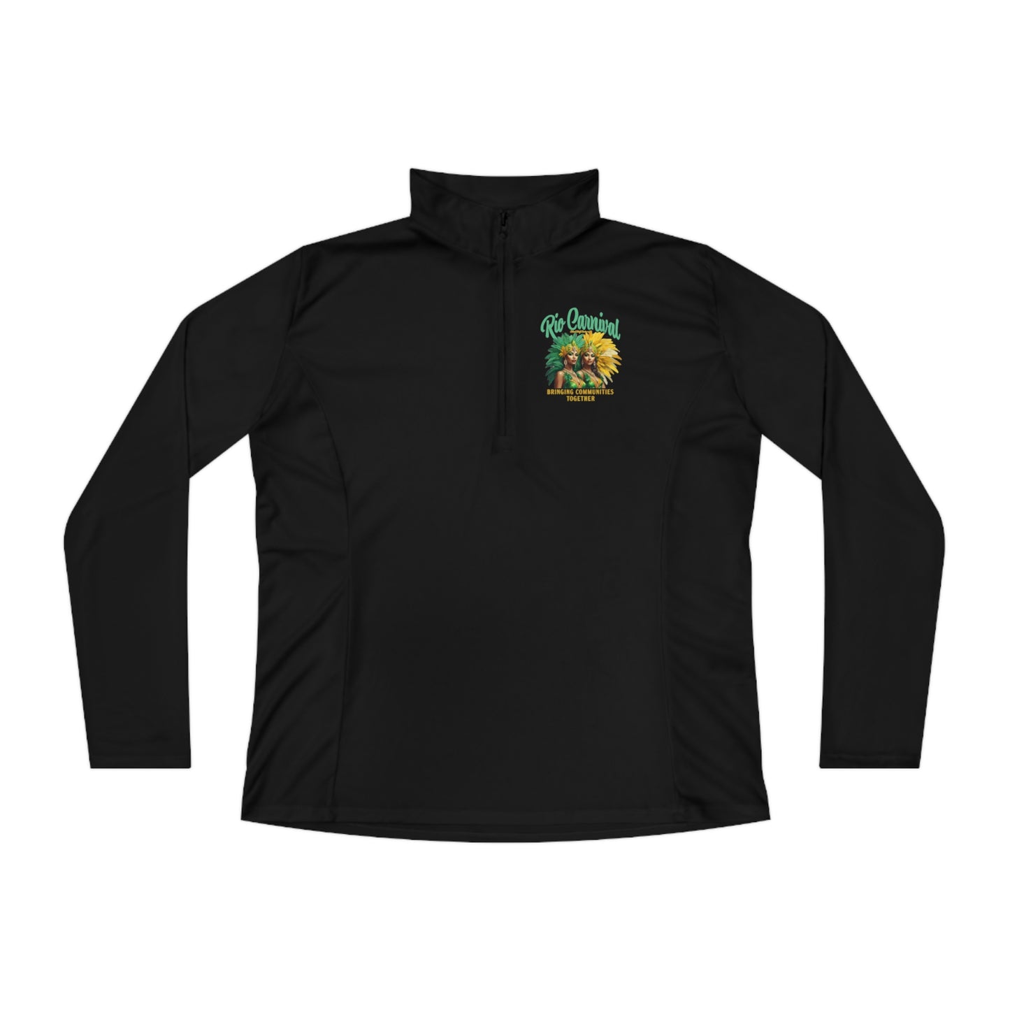 Rio de Janeiro Carnival Together Ladies Quarter-Zip Pullover