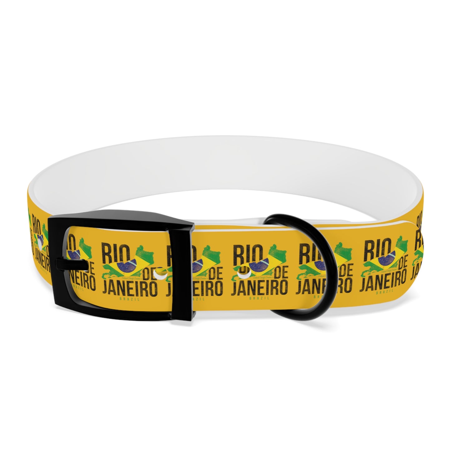 Brazil Flag Dog Collar