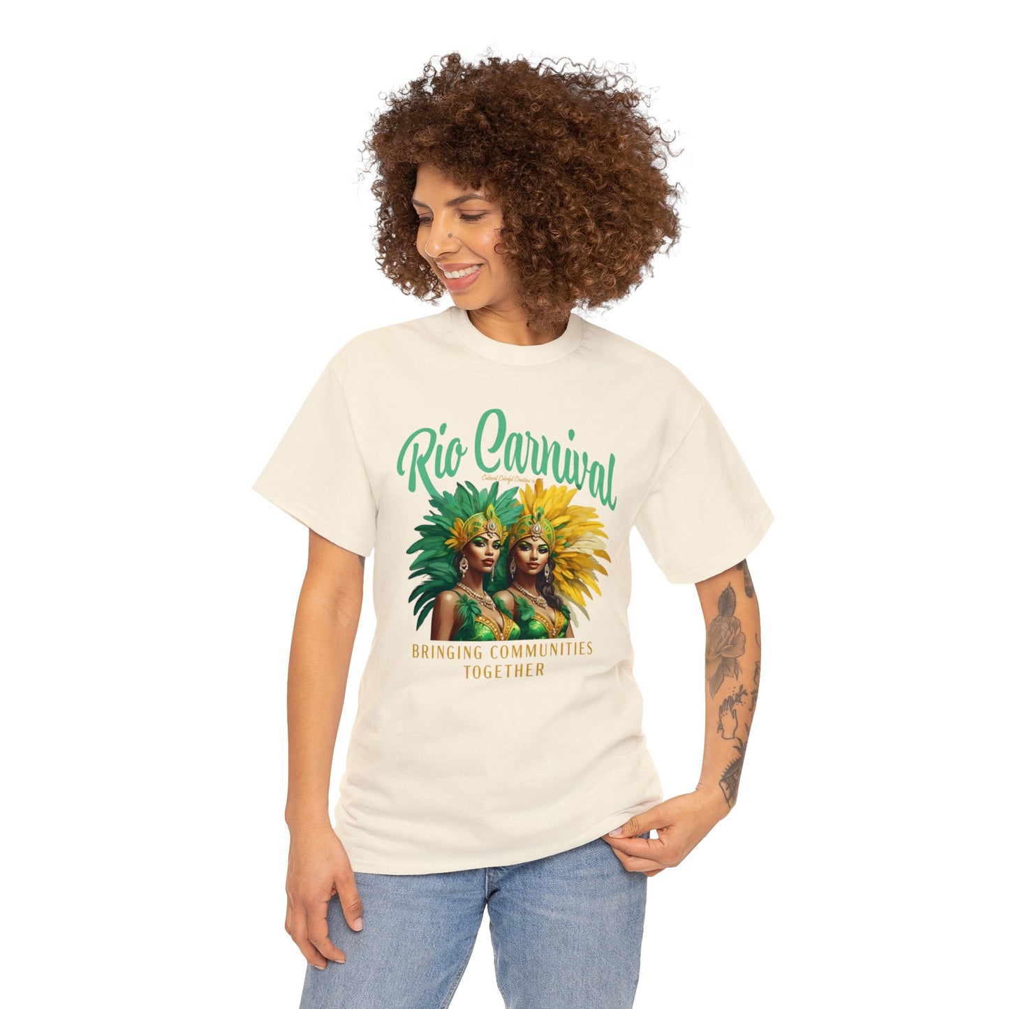 Rio de Janeiro Carnival Together Unisex Heavy Cotton Tee