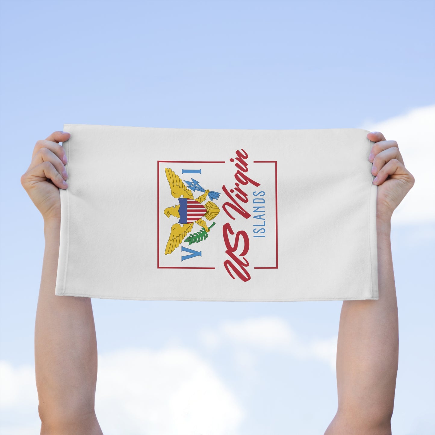 US Virgin Islands Rally Towel, 11x18