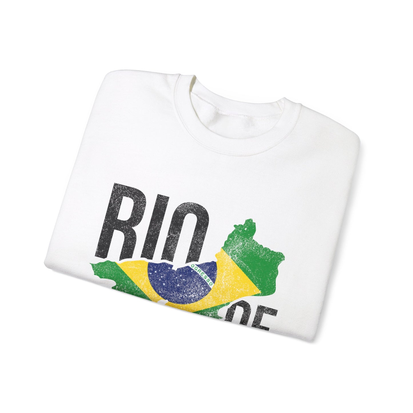 Brazil Flag Unisex Heavy Blend™ Crewneck Sweatshirt