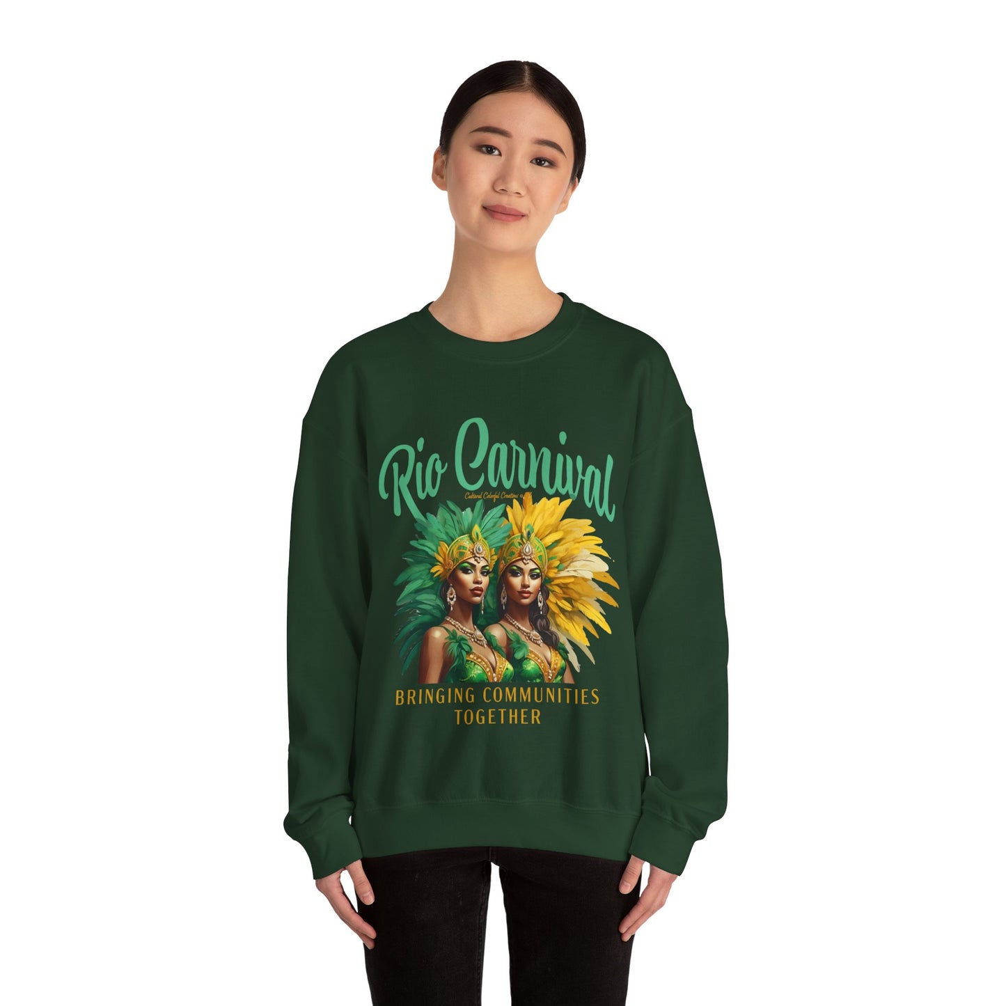 Rio de Janeiro Carnival Together Unisex Heavy Blend™ Crewneck Sweatshirt