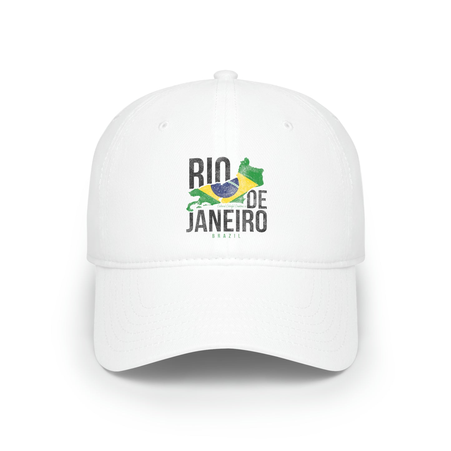 Brazil Flag Low Profile Baseball Cap