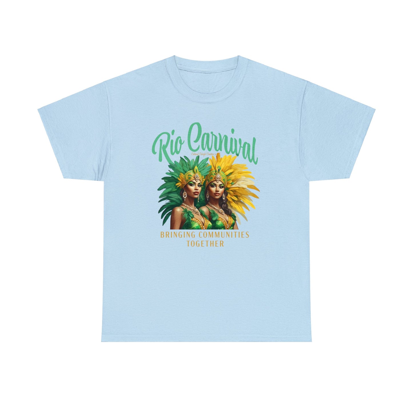 Rio de Janeiro Carnival Together Unisex Heavy Cotton Tee