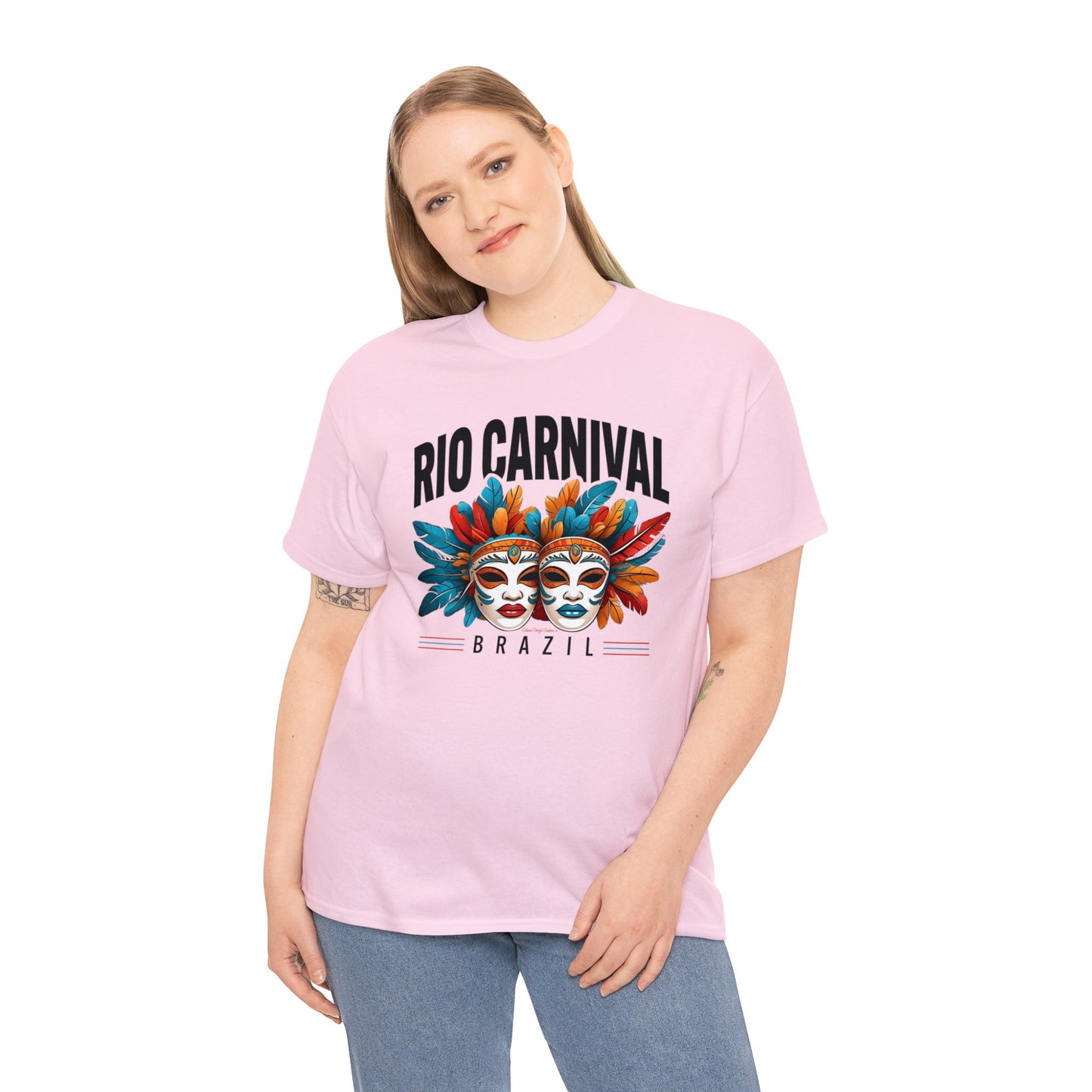 Rio de Janeiro Carnival Unisex Heavy Cotton Tee