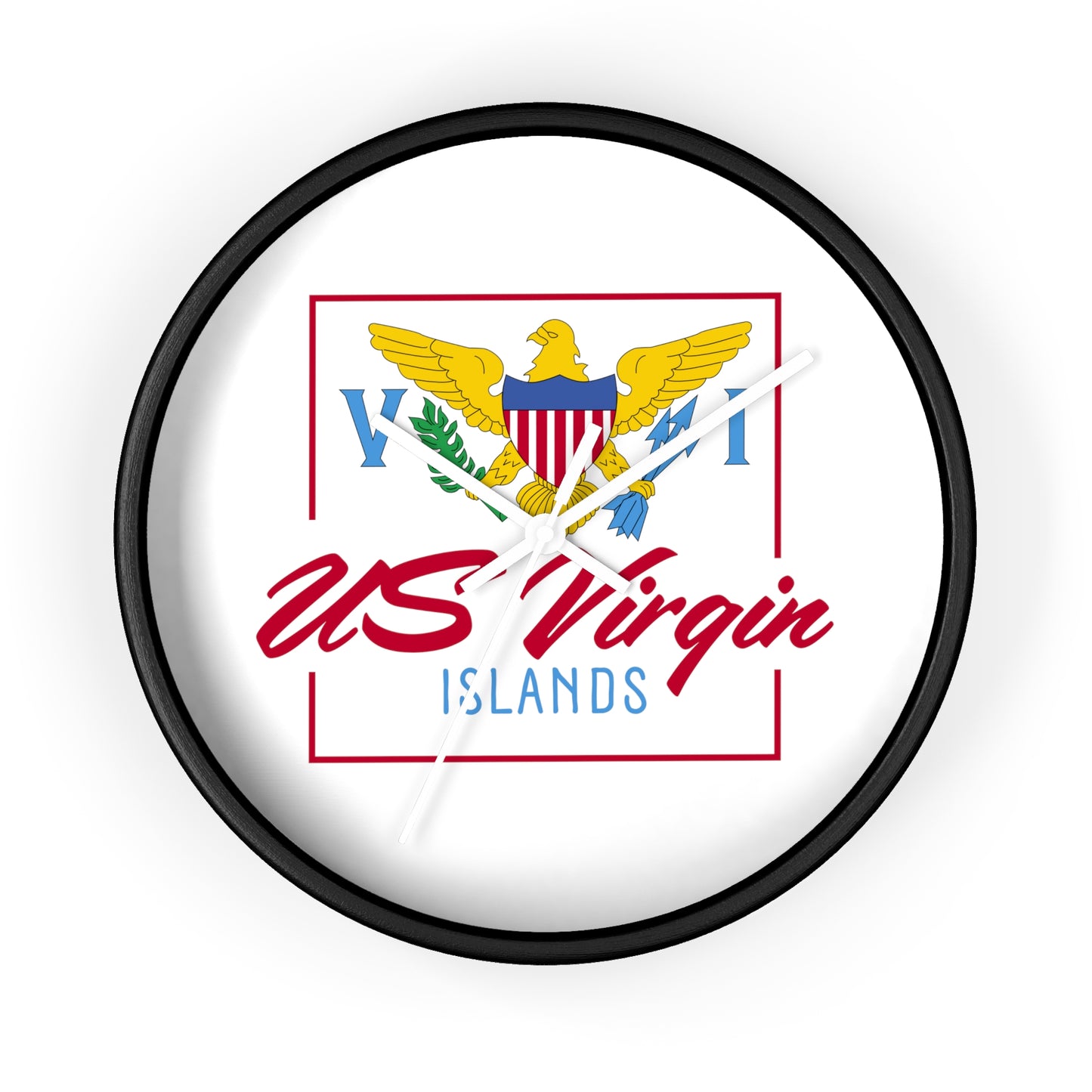 US Virgin Islands Wall Clock