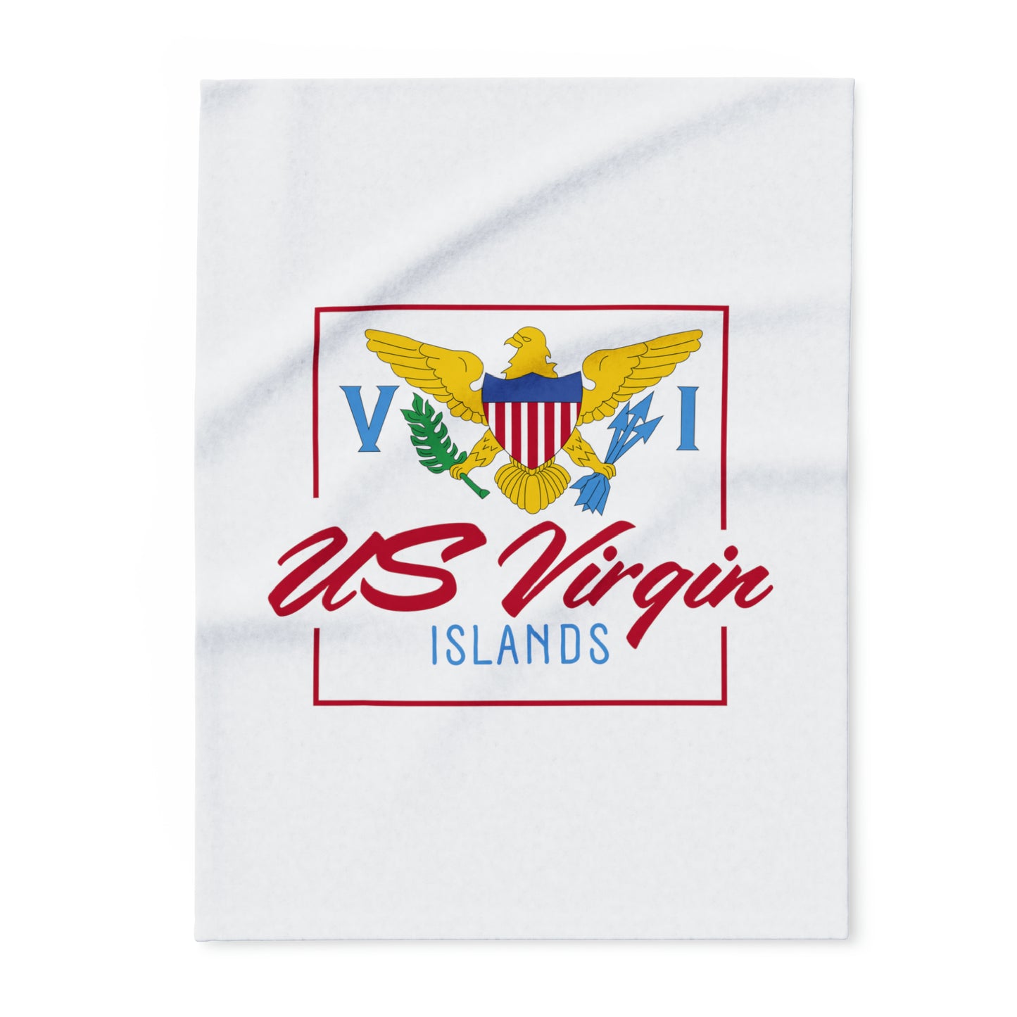 US Virgin Islands Arctic Fleece Blanket