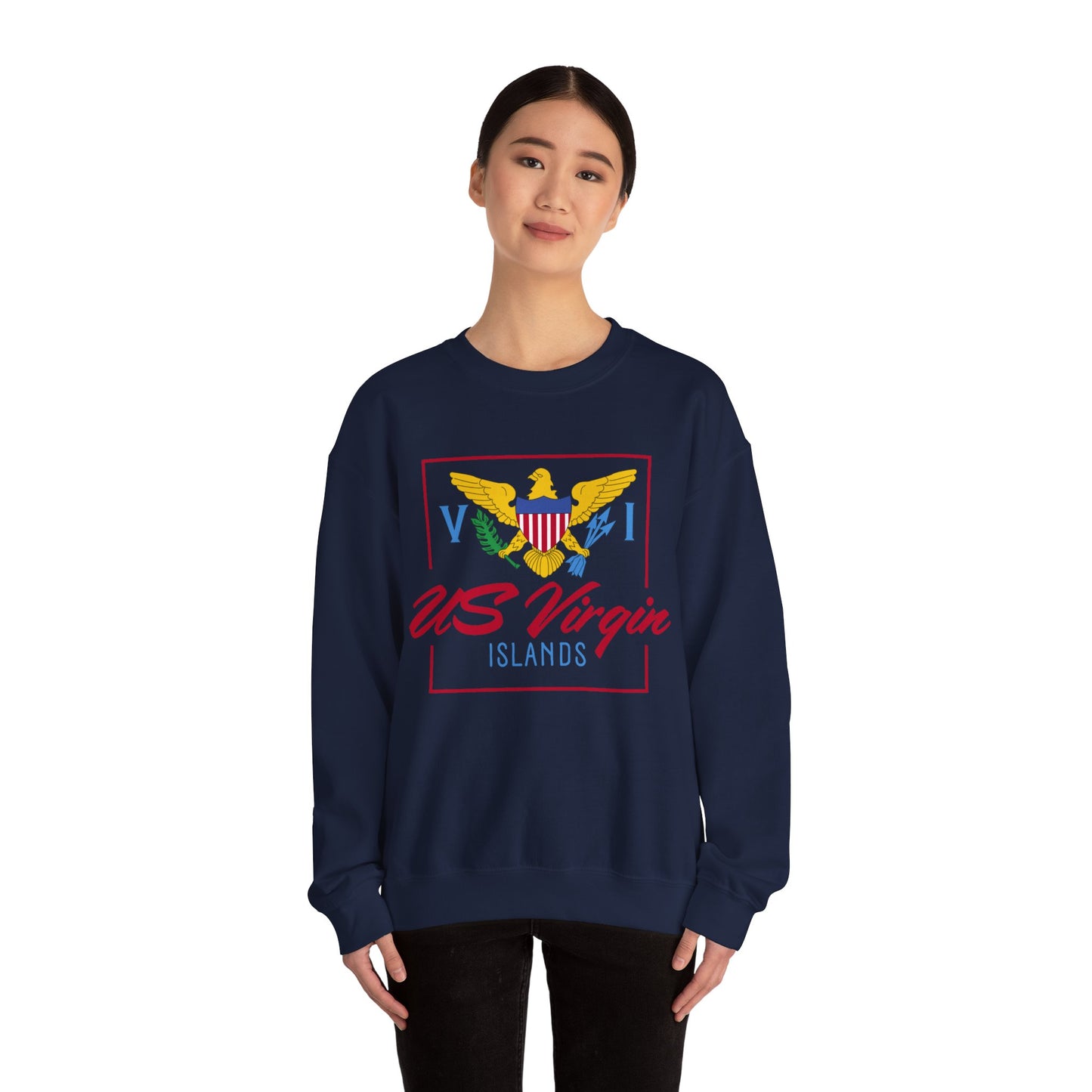 US Virgin Islands Unisex Heavy Blend™ Crewneck Sweatshirt