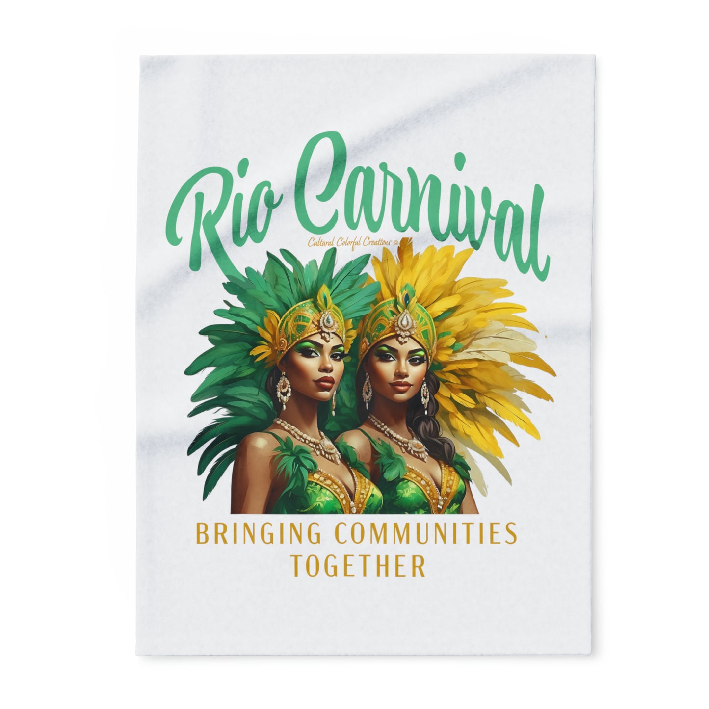 Rio de Janeiro Together Carnival Arctic Fleece Blanket