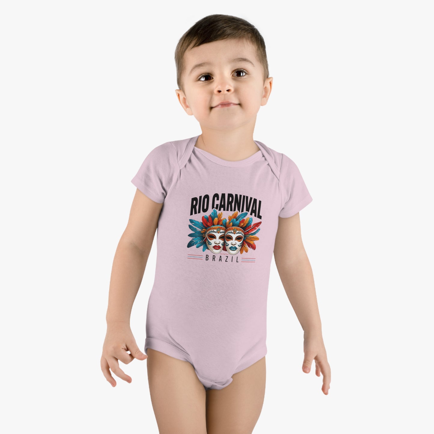 Rio de Janeiro Carnival Baby Short Sleeve Onesie®