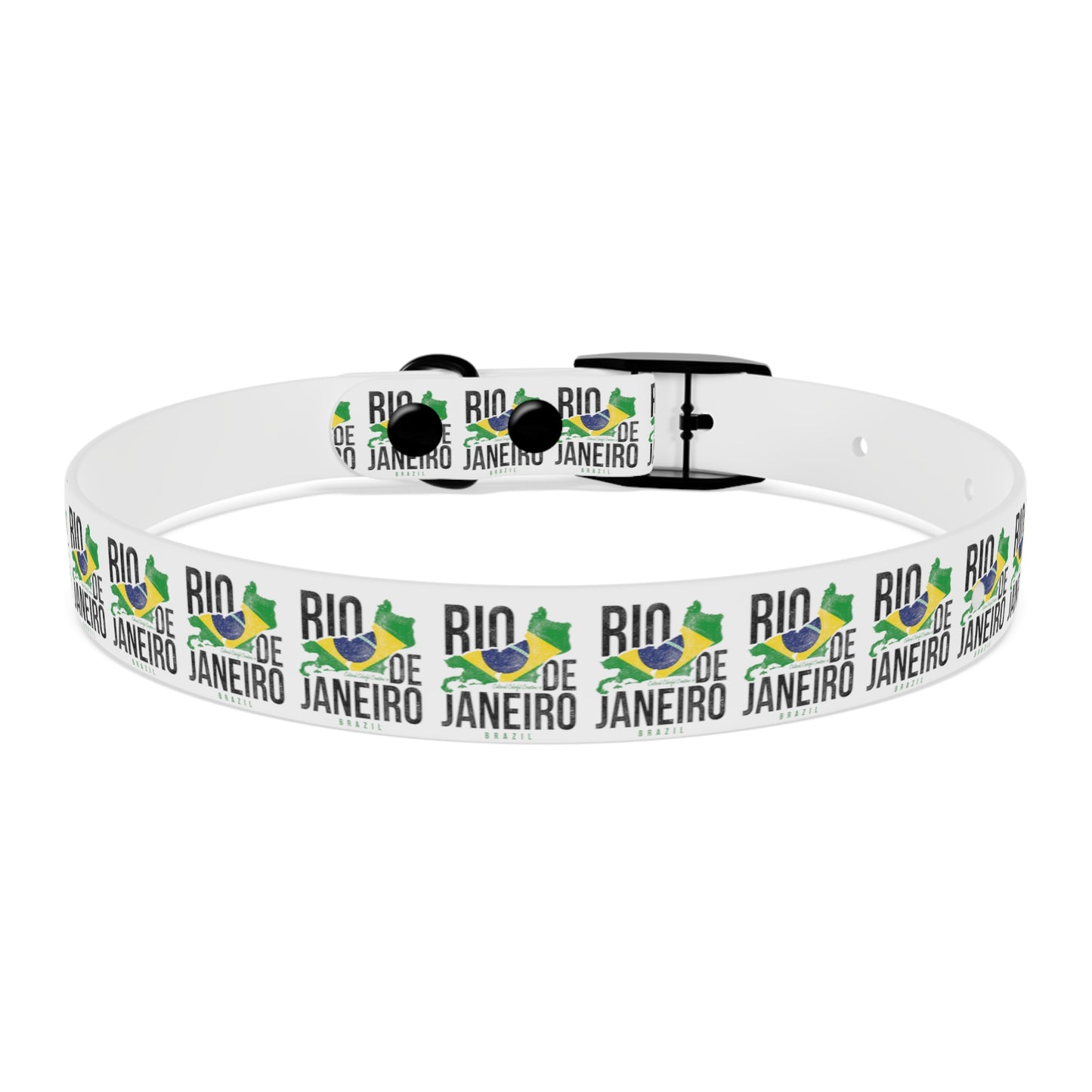 Brazil Flag Dog Collar