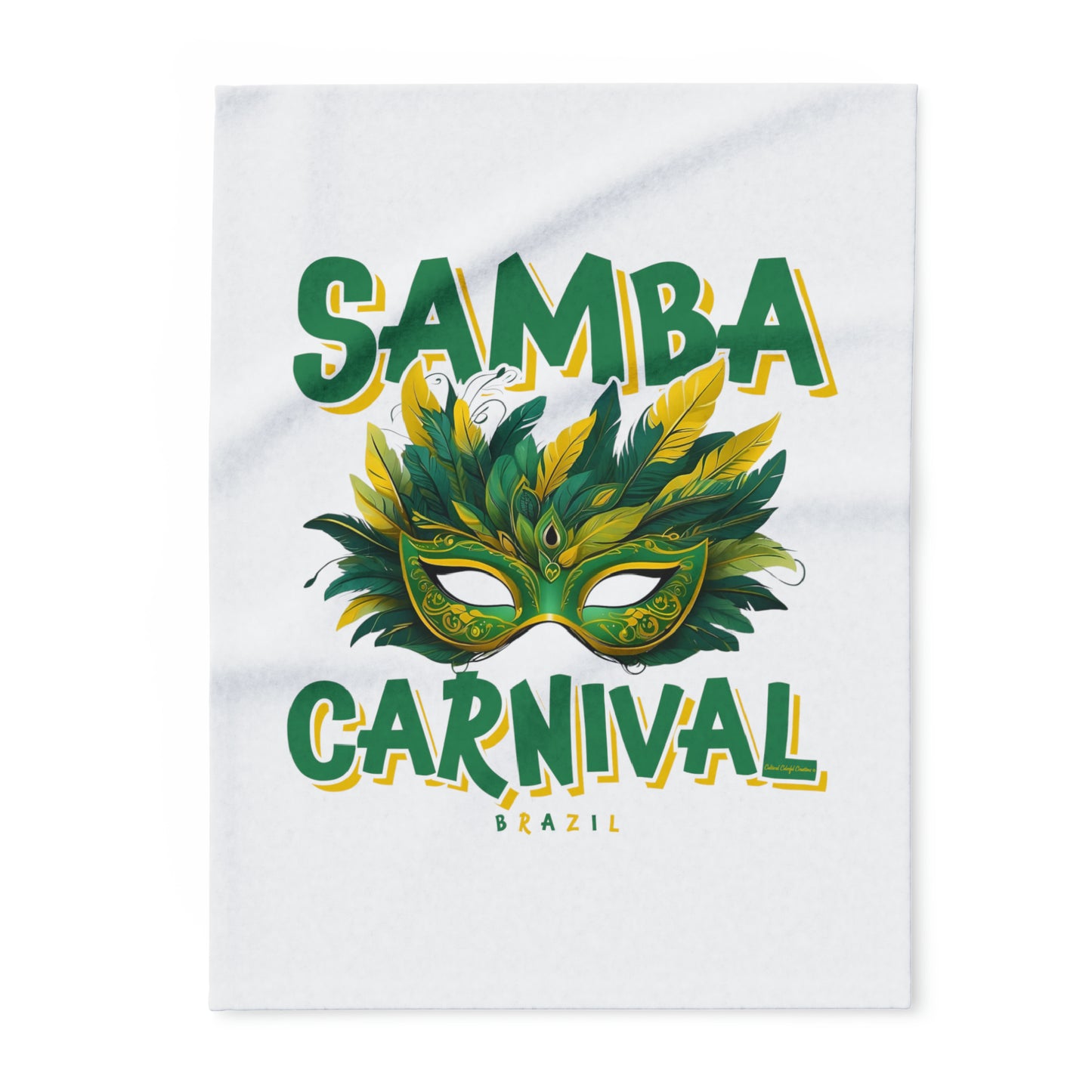 Samba Rio de Janeiro Carnival Arctic Fleece Blanket