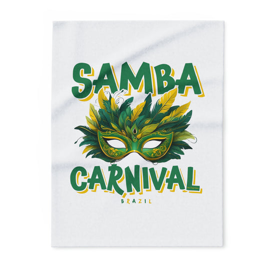 Samba Rio de Janeiro Carnival Arctic Fleece Blanket