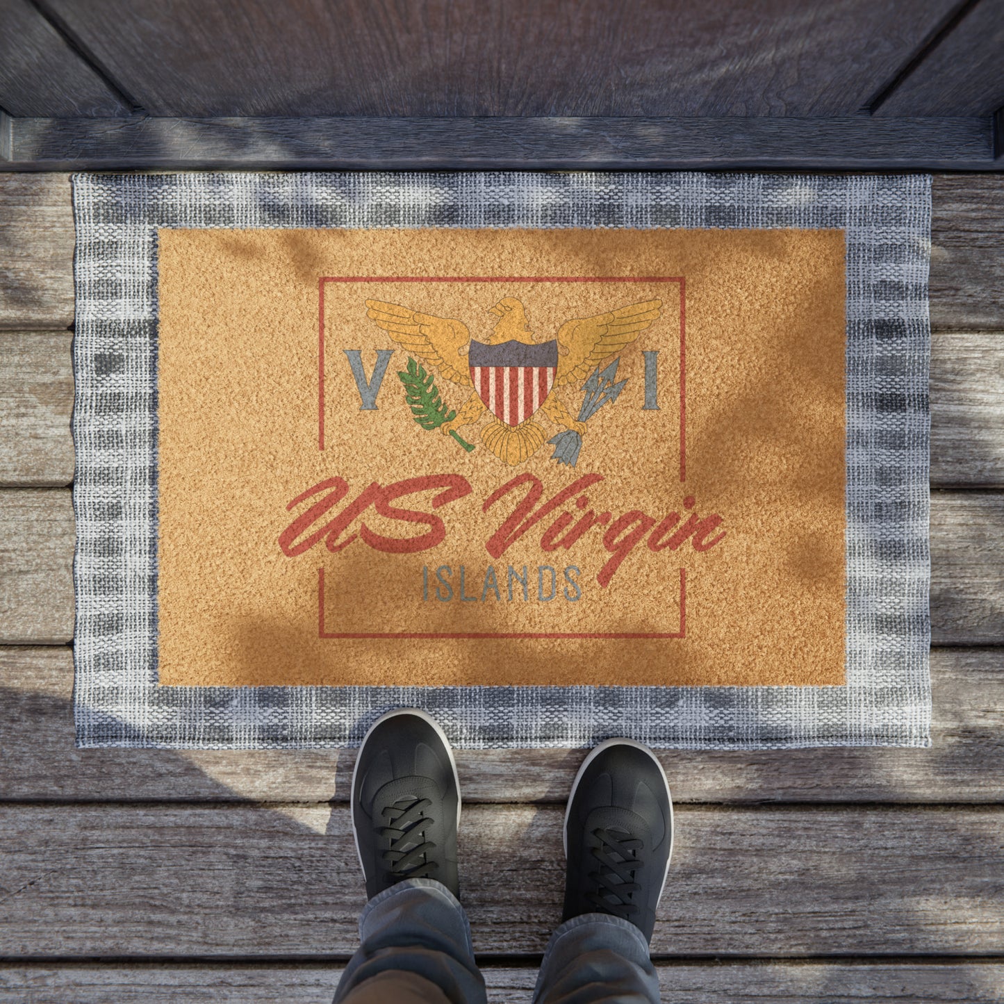 US Virgin Islands Doormat