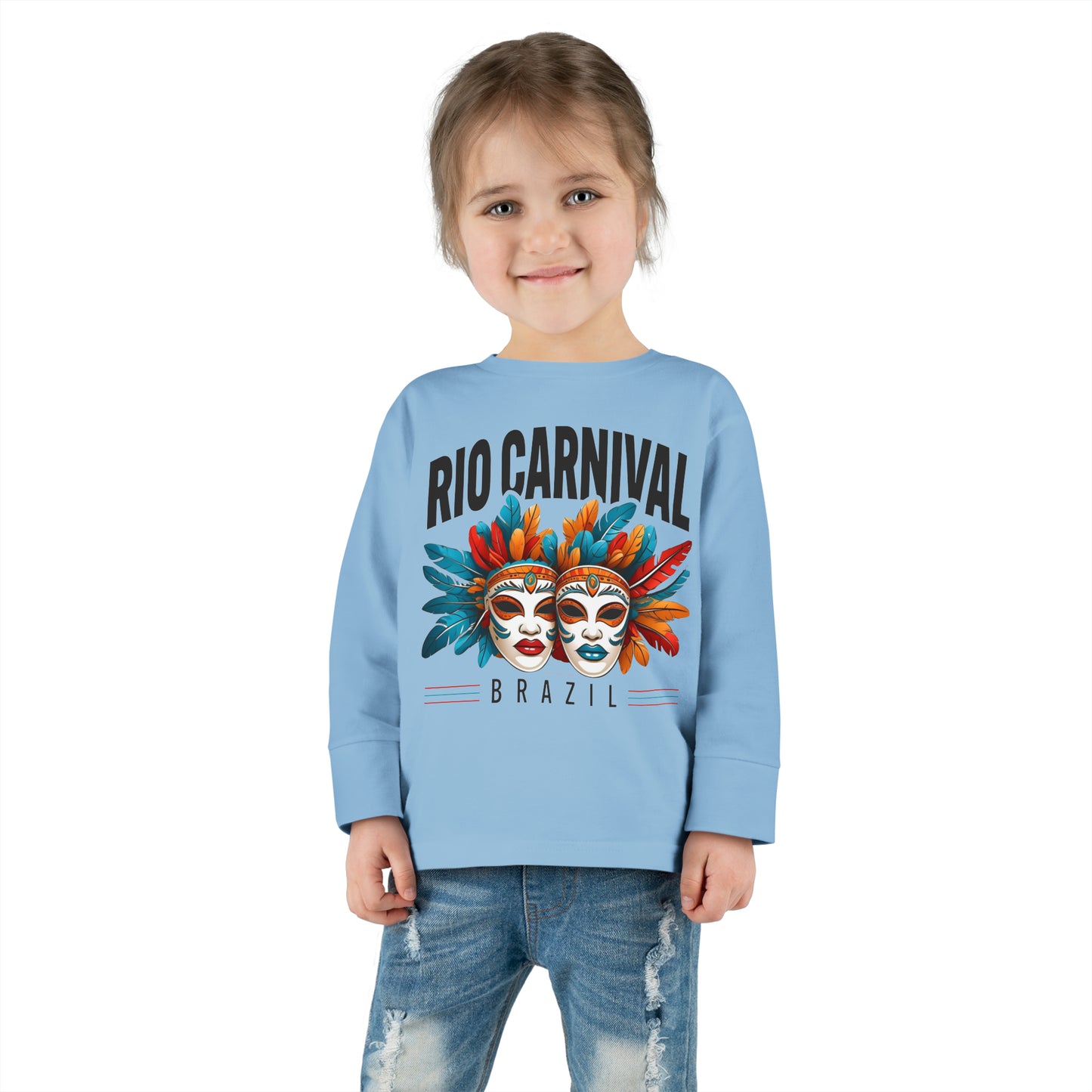 Rio de Janeiro Carnival Toddler Long Sleeve Tee