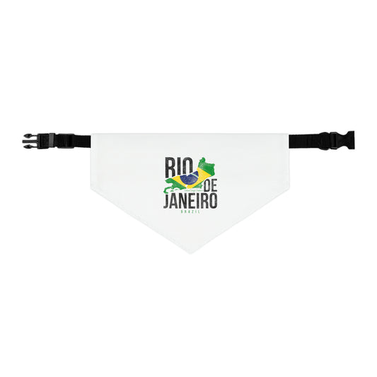 Brazil Flag Pet Bandana Collar