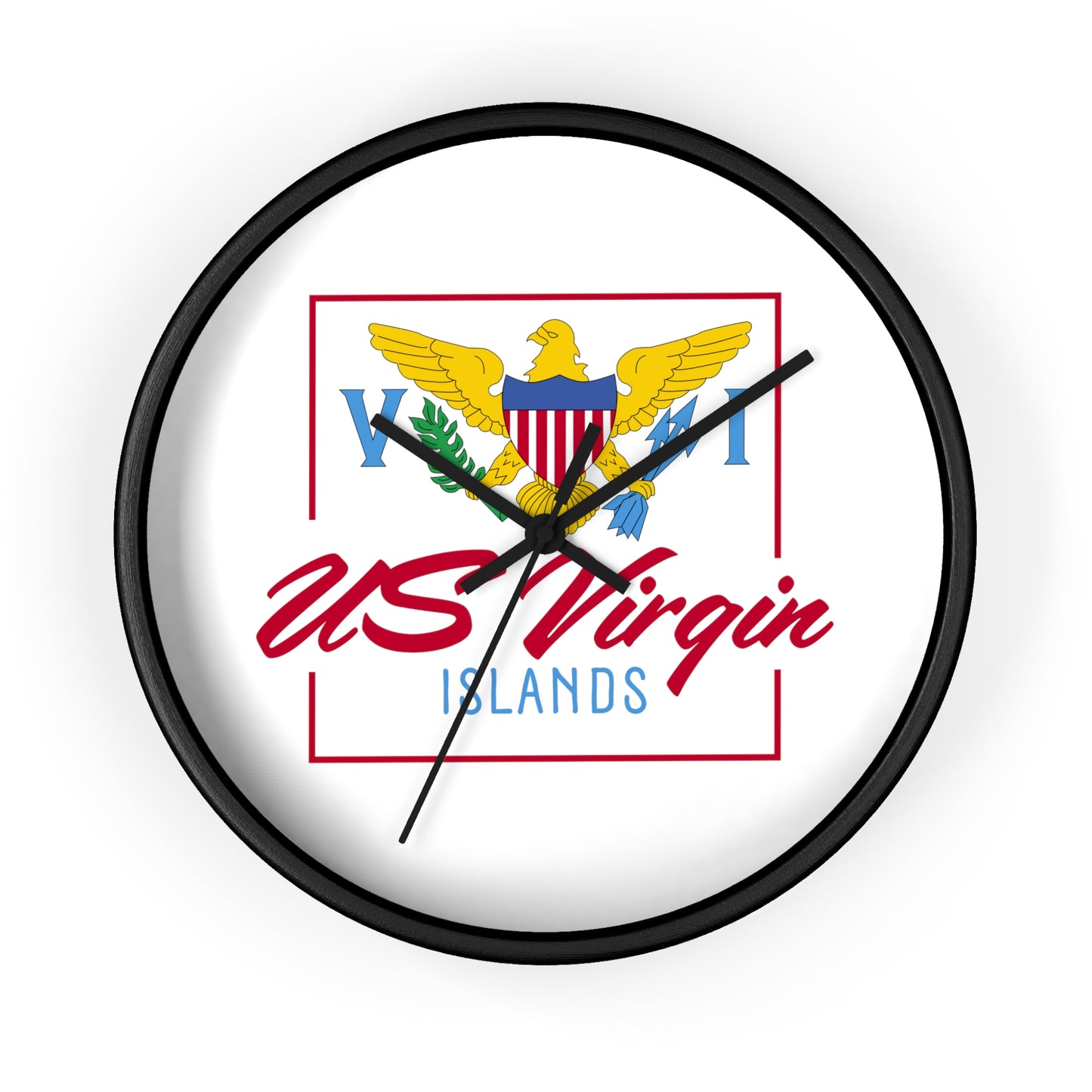 US Virgin Islands Wall Clock