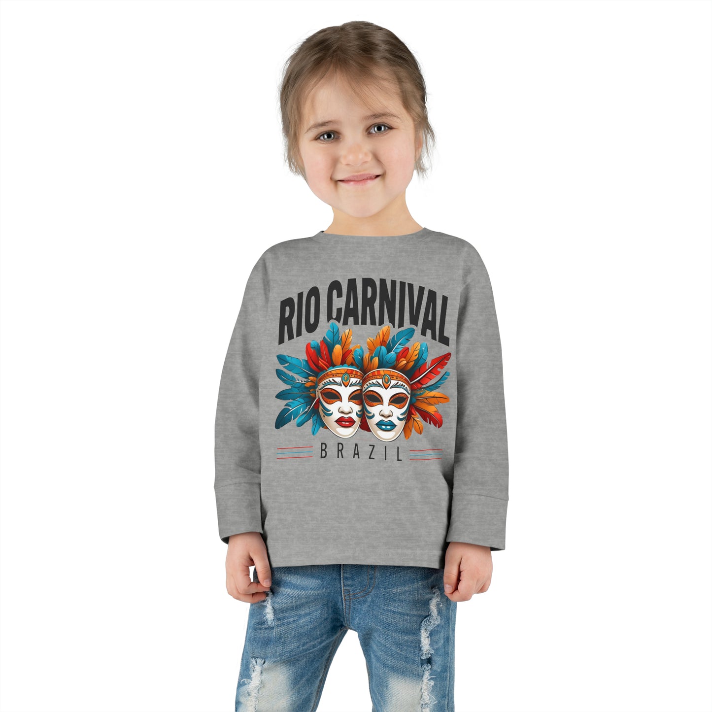 Rio de Janeiro Carnival Toddler Long Sleeve Tee