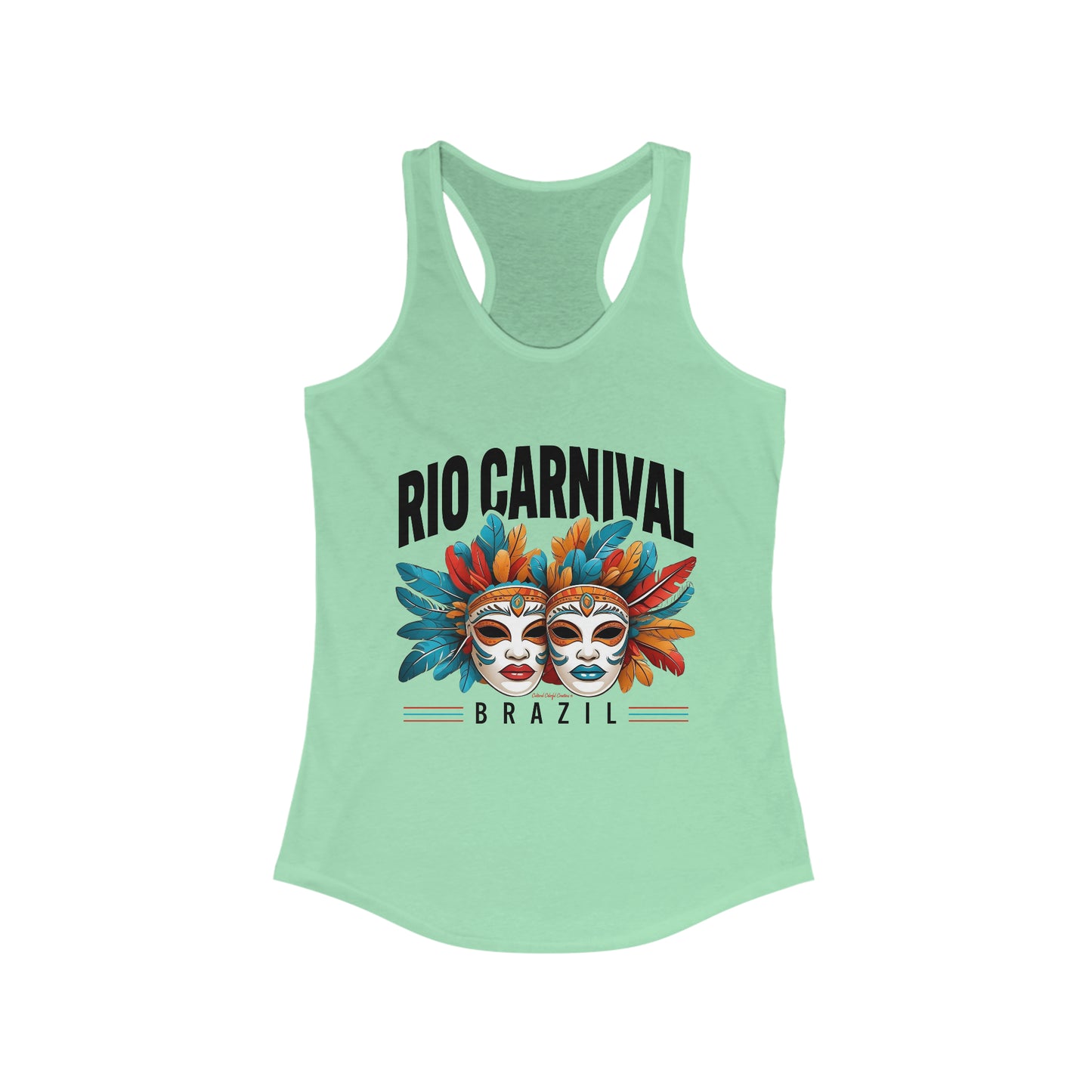 Rio de Janeiro Carnival Women's Ideal Racerback Tank