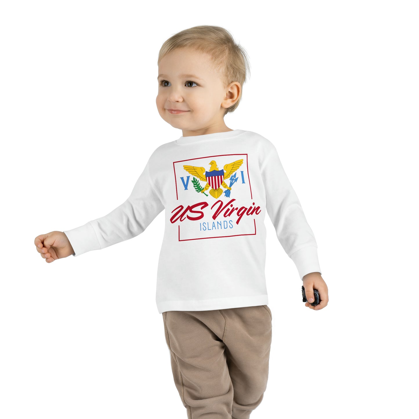 US Virgin Islands Toddler Long Sleeve Tee