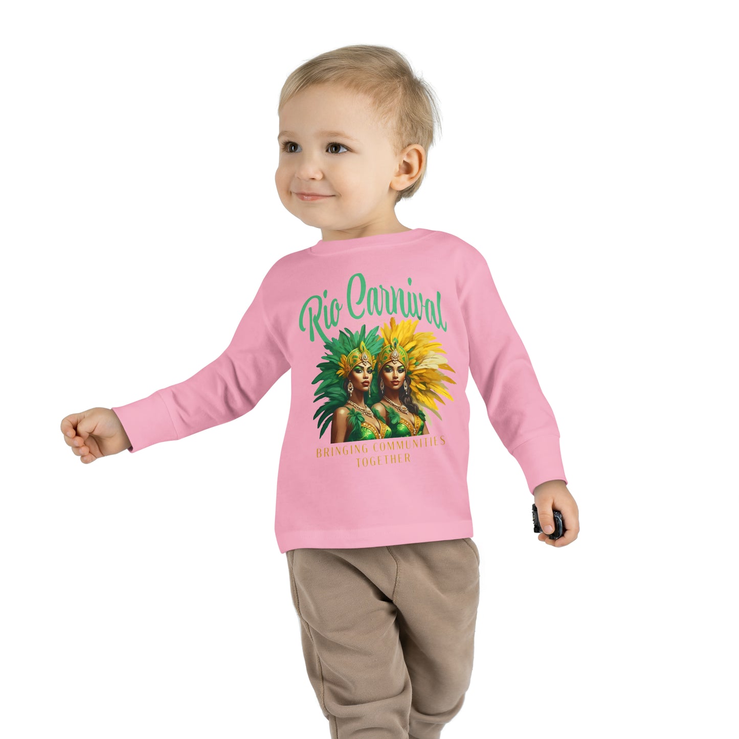 Rio de Janeiro Carnival Together Toddler Long Sleeve Tee