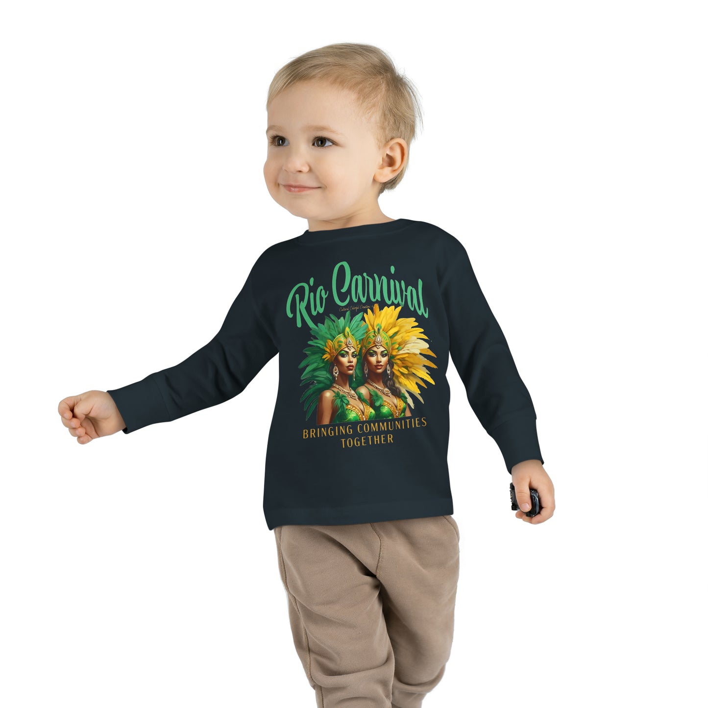 Rio de Janeiro Carnival Together Toddler Long Sleeve Tee