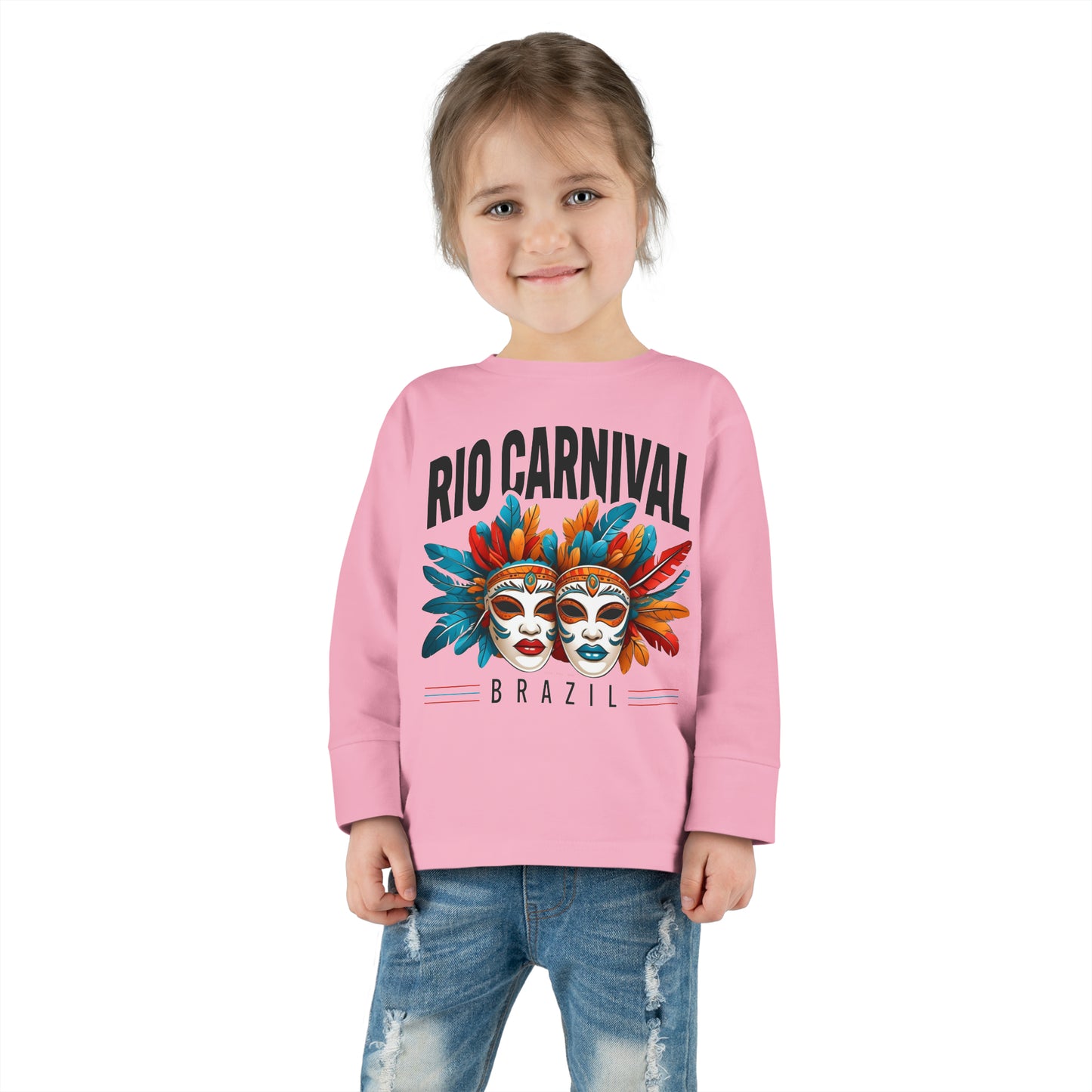 Rio de Janeiro Carnival Toddler Long Sleeve Tee