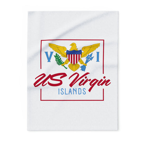 US Virgin Islands Arctic Fleece Blanket