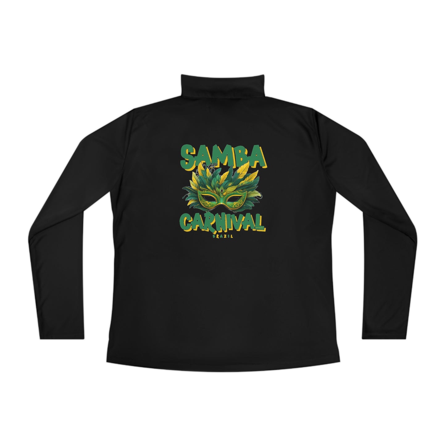 Samba Rio de Janeiro Carnival Ladies Quarter-Zip Pullover