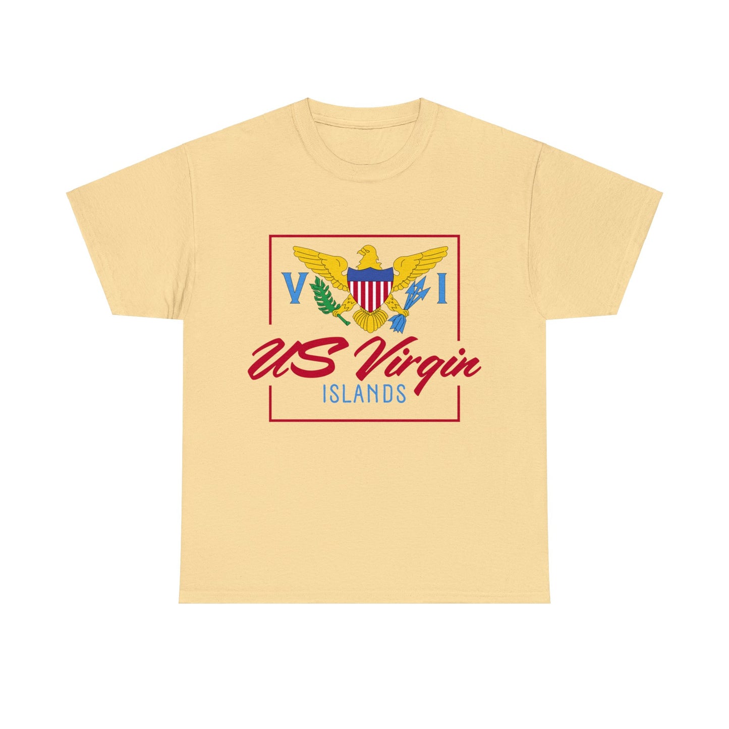 US Virgin Islands Unisex Heavy Cotton Tee