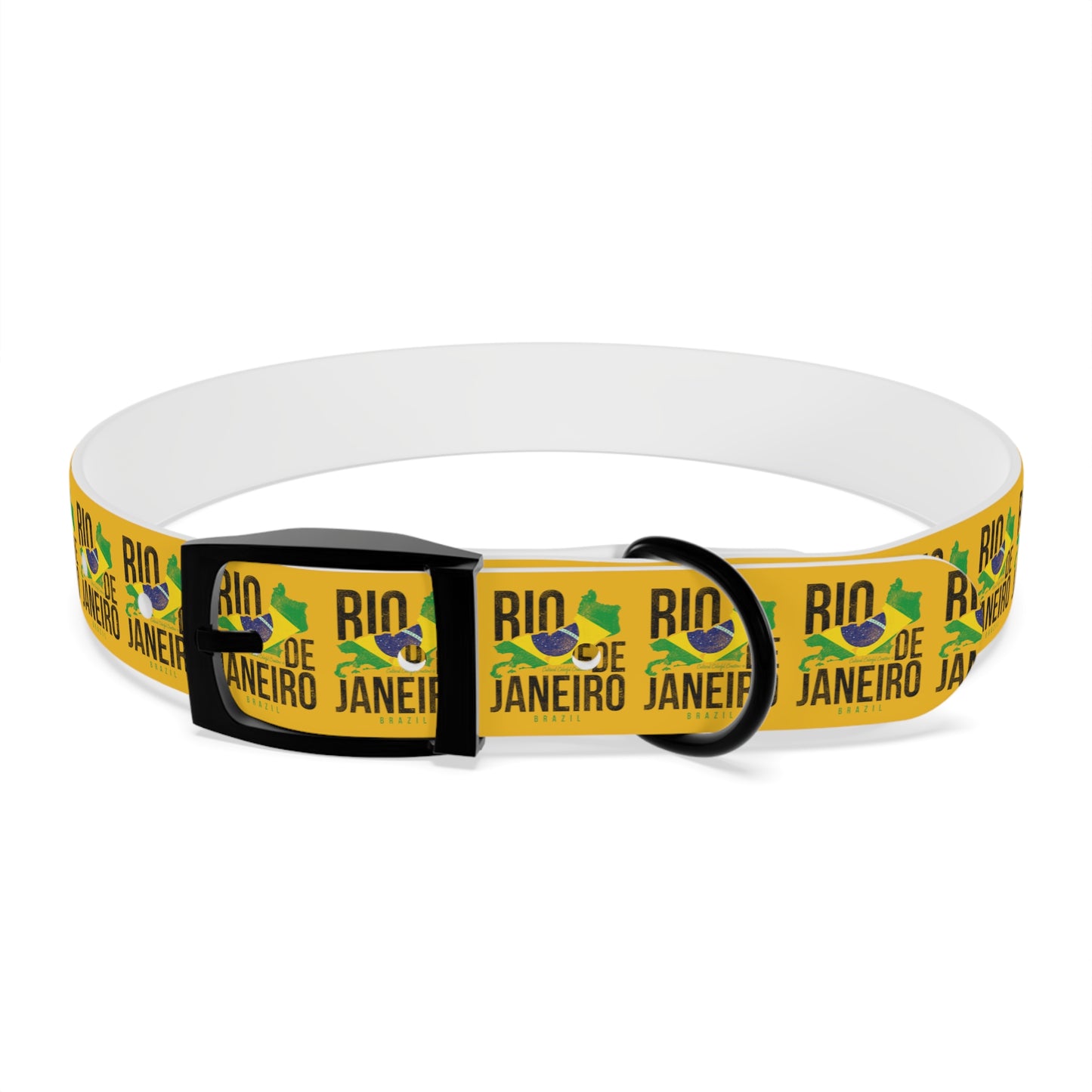 Brazil Flag Dog Collar