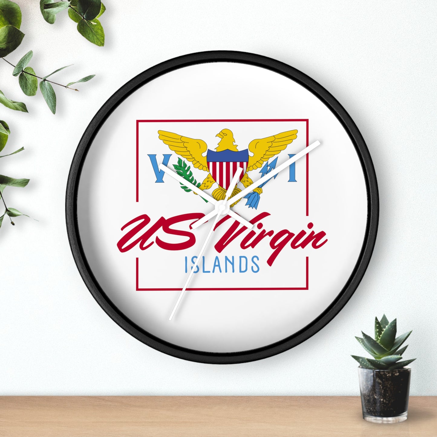 US Virgin Islands Wall Clock