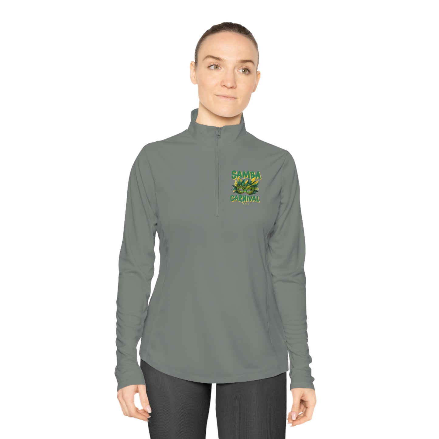 Samba Carnival Ladies Quarter-Zip Pullover