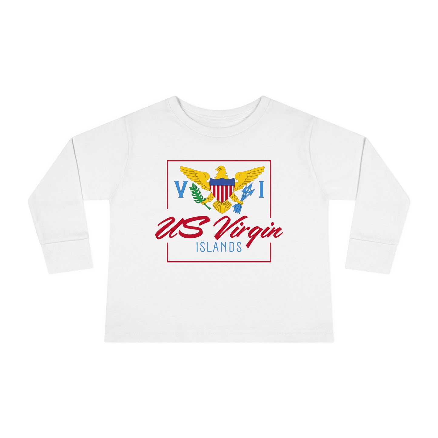 US Virgin Islands Toddler Long Sleeve Tee