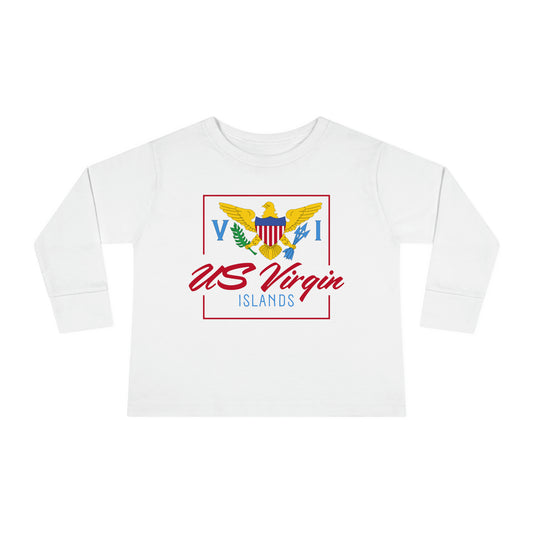 US Virgin Islands Toddler Long Sleeve Tee