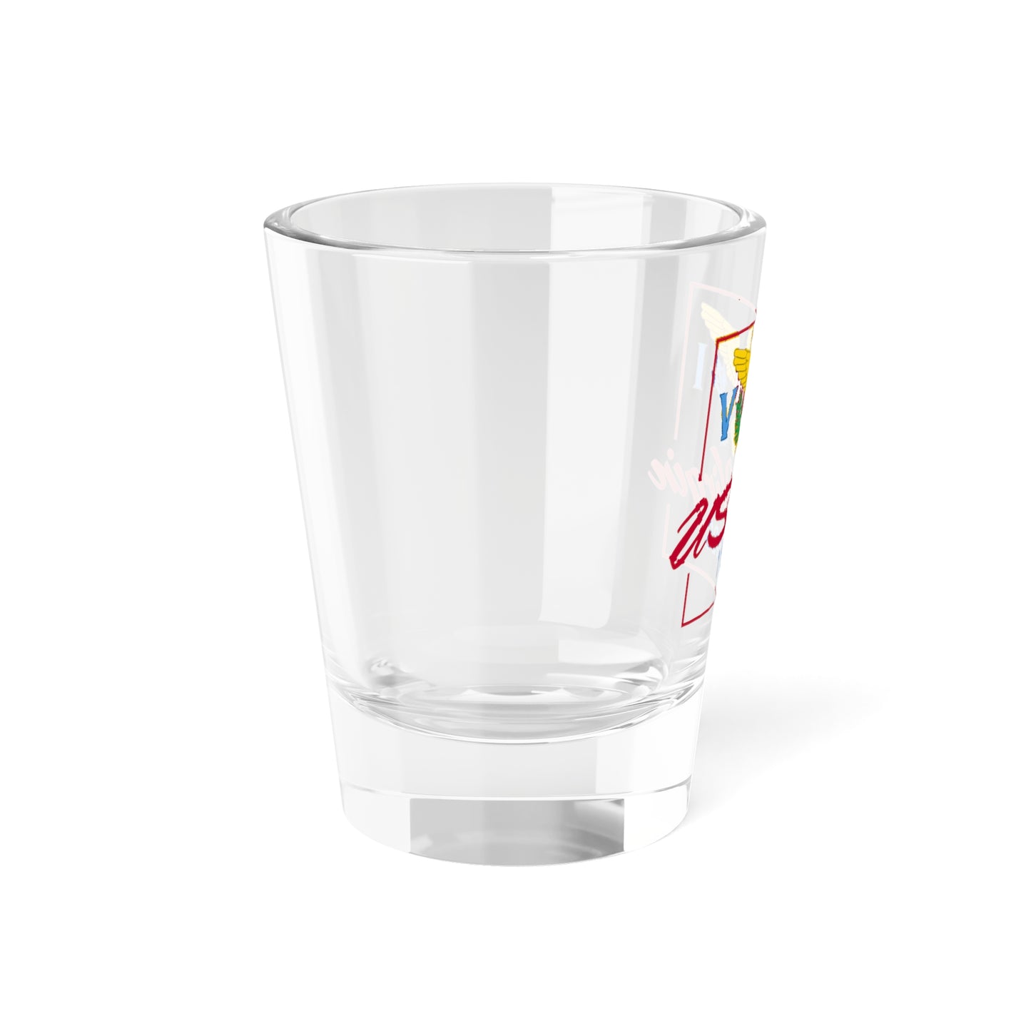 US Virgin Islands Shot Glass, 1.5oz