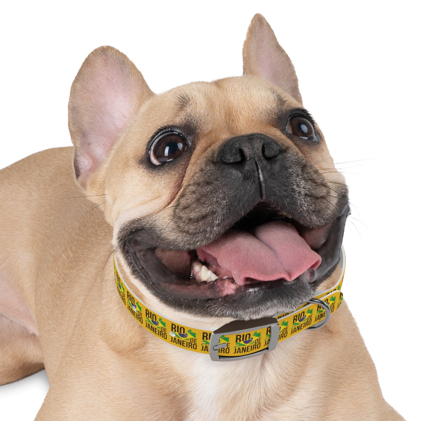 Brazil Flag Dog Collar