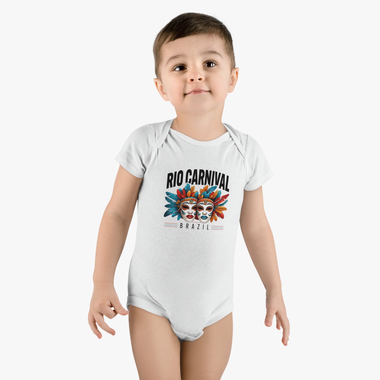 Rio de Janeiro Carnival Baby Short Sleeve Onesie®