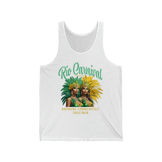 Rio de Janeiro Carnival Together Unisex Jersey Tank