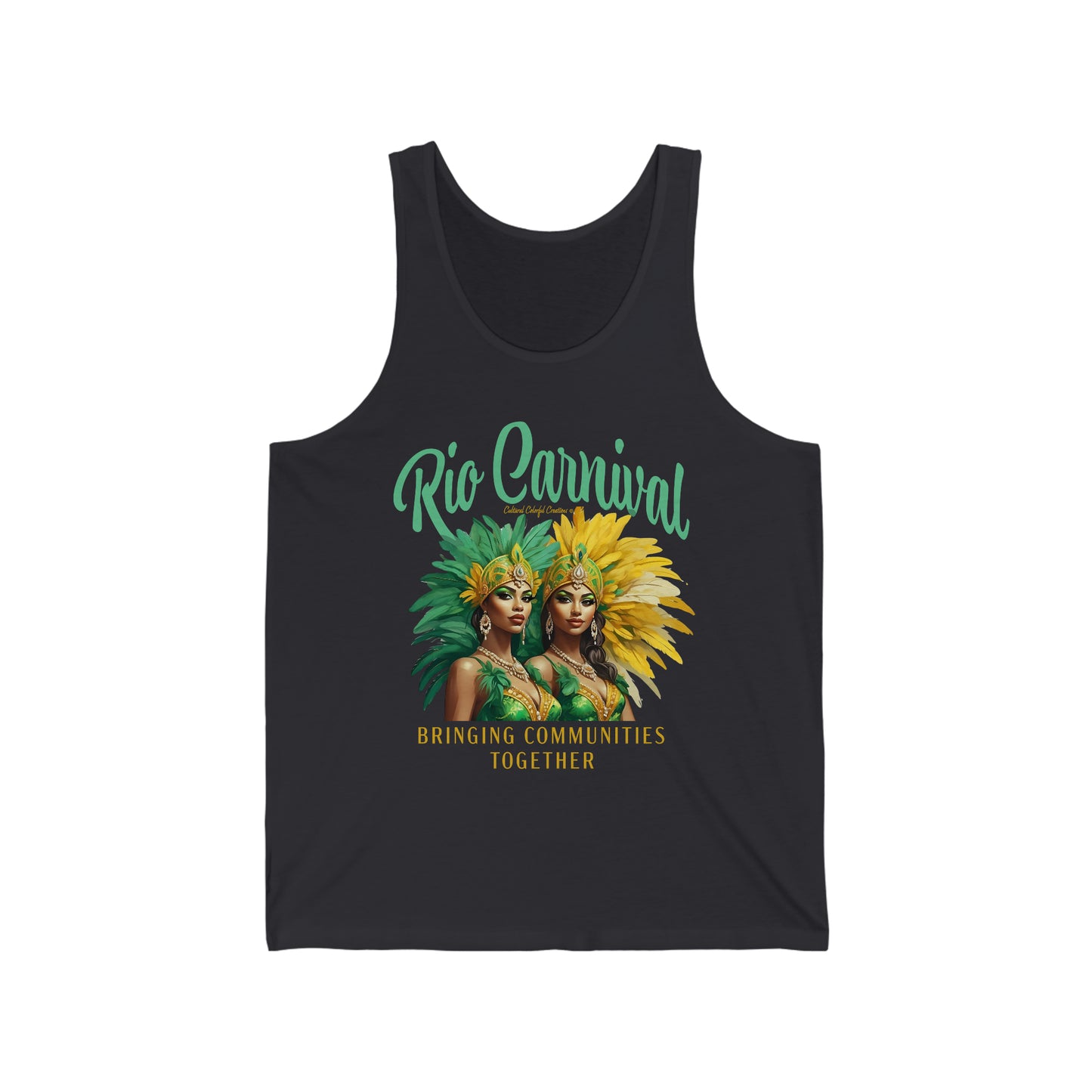 Rio de Janeiro Carnival Together Unisex Jersey Tank