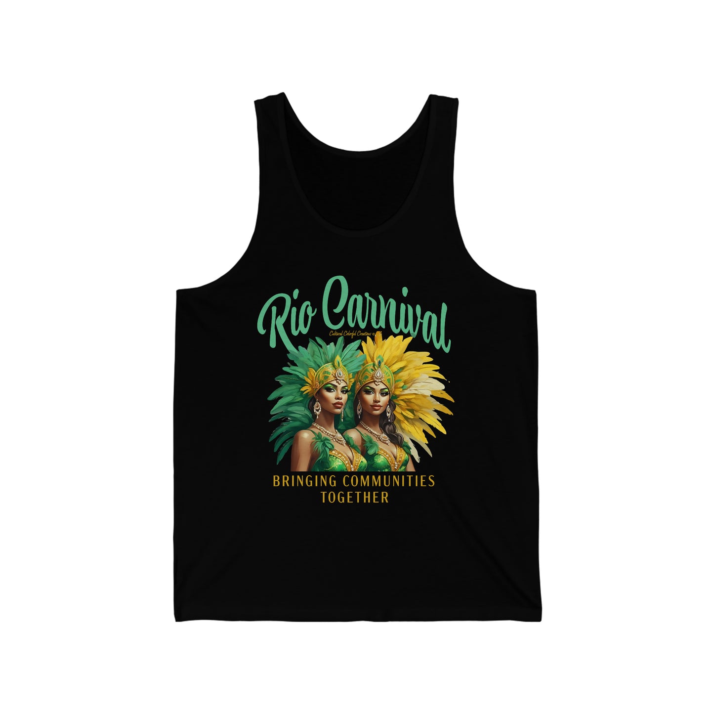 Rio de Janeiro Carnival Together Unisex Jersey Tank