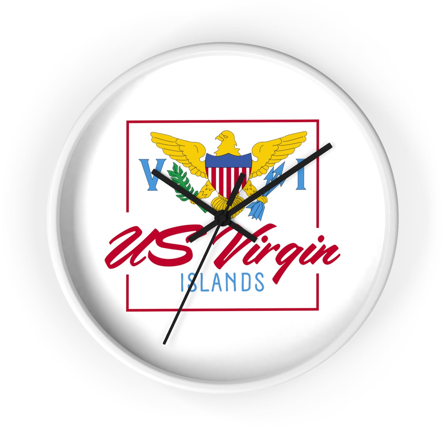 US Virgin Islands Wall Clock