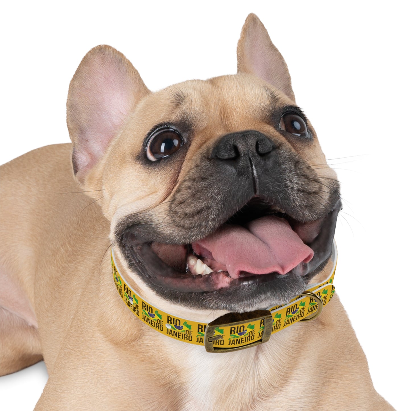 Brazil Flag Dog Collar