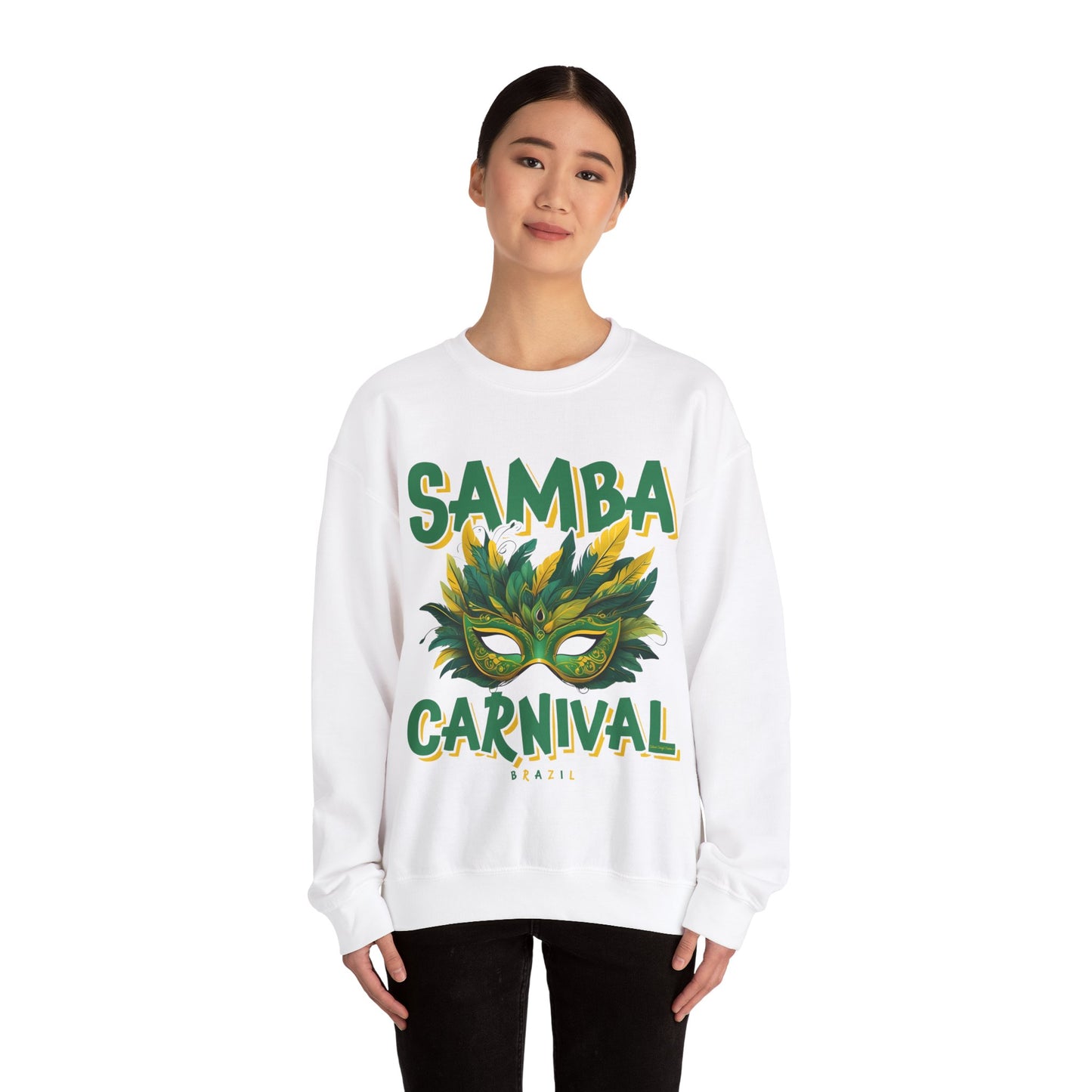 Samba Rio de Janeiro Carnival Unisex Heavy Blend™ Crewneck Sweatshirt