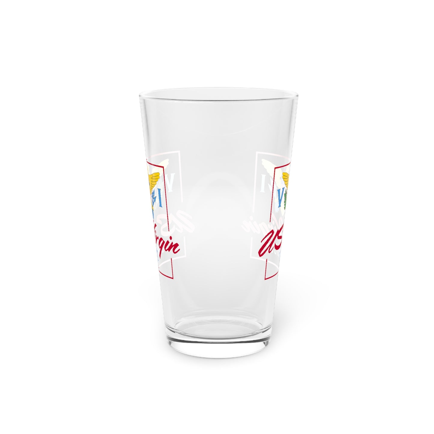 US Virgin Islands Pint Glass, 16oz