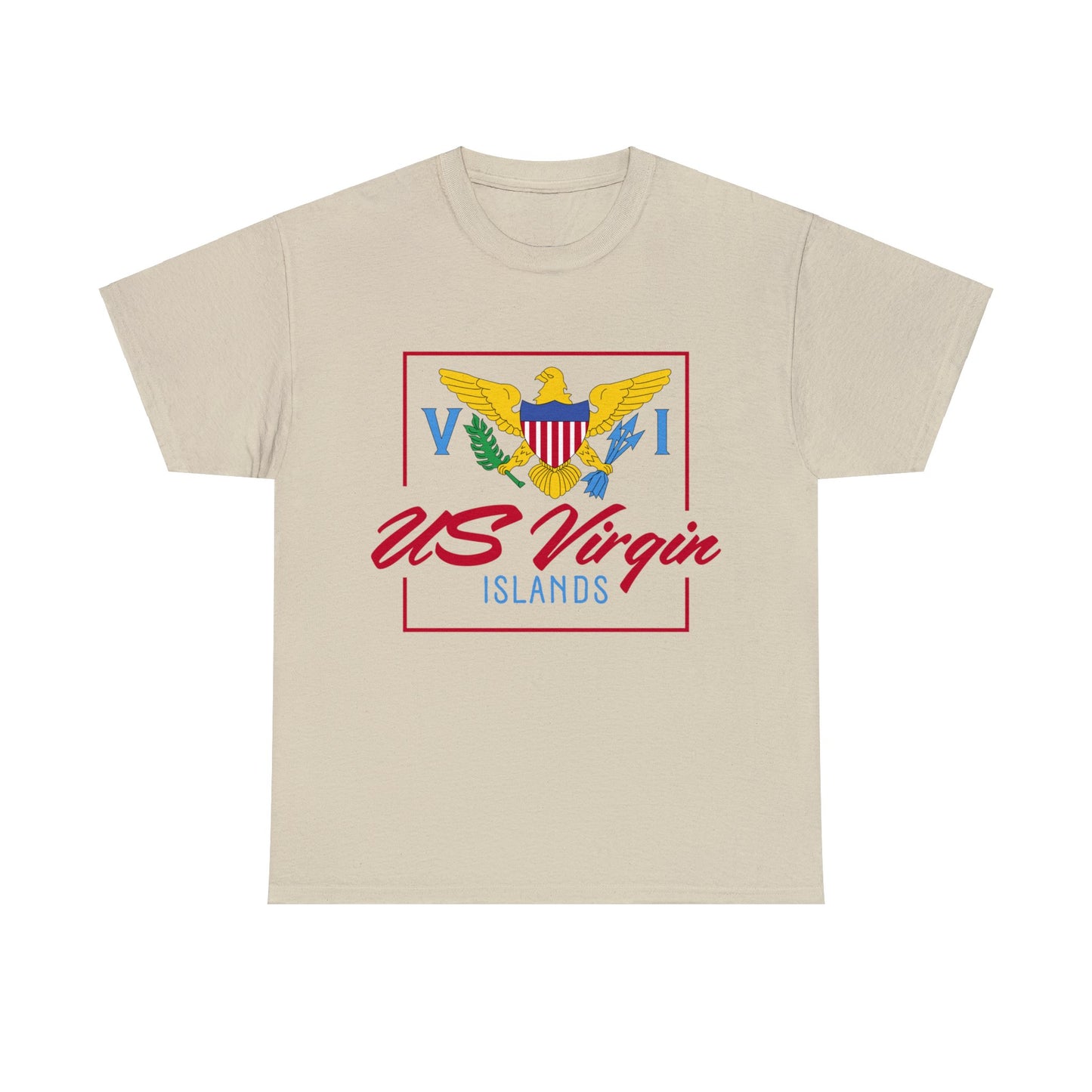 US Virgin Islands Unisex Heavy Cotton Tee