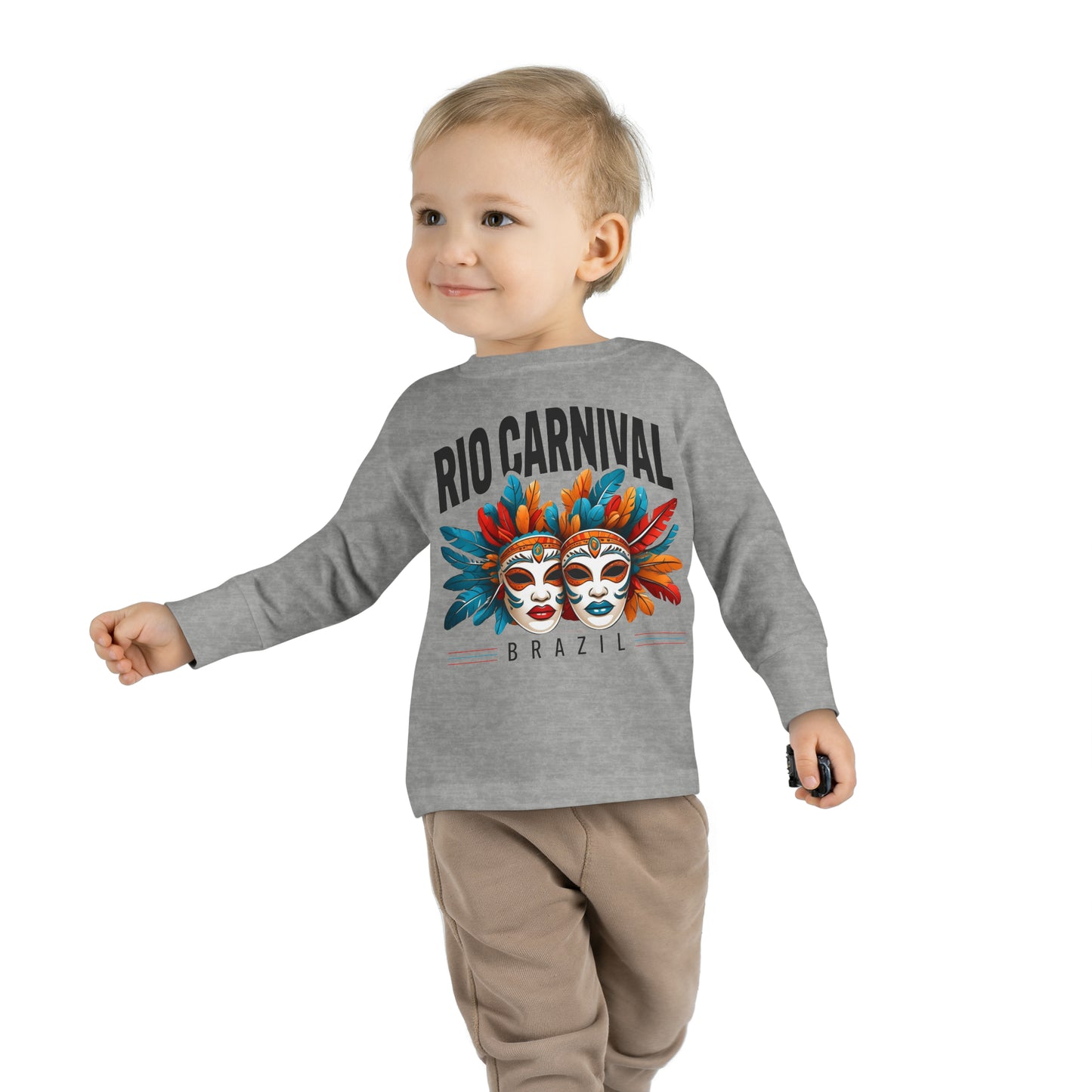 Rio de Janeiro Carnival Toddler Long Sleeve Tee