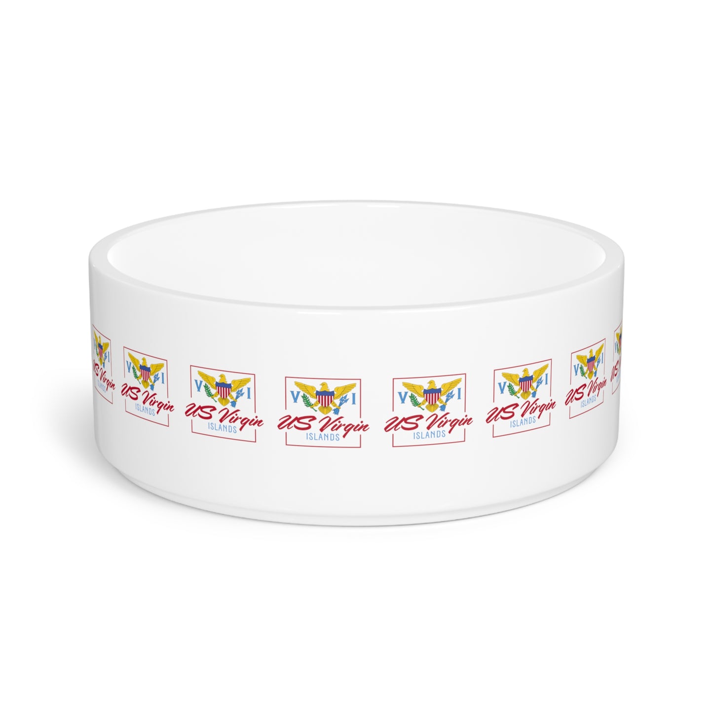 US Virgin Islands Pet Bowl